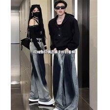 网络图慎用!图片只做展示现货潮流叨叨弯刀牛仔裤男78037特P45，男装牛仔裤，星座226-2