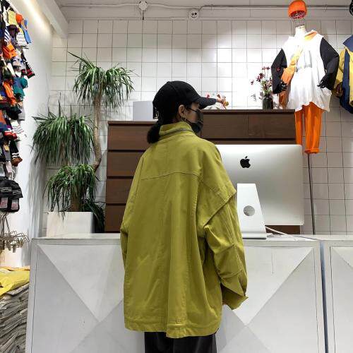 【现货】春季韩版oversize风衣，女装风衣，HV7ING