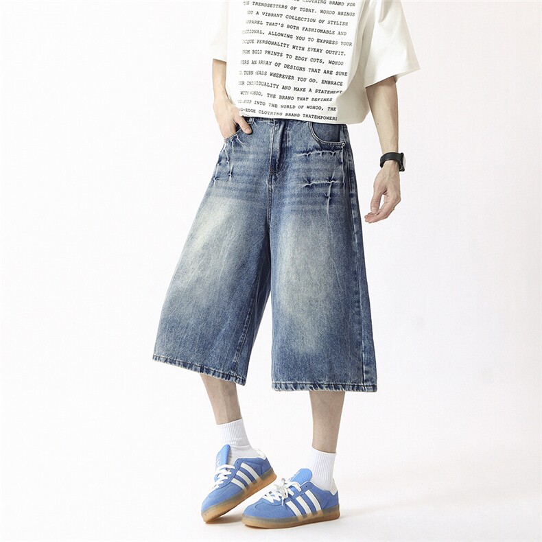 夏季潮流宽松S-2XL牛仔短裤--DK5012--TP55,男装牛仔裤,电商A247