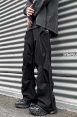 8XL-M休闲裤男春夏加肥加大码西裤高街显瘦拖地裤9026p68控88，男装休闲裤，电商D206-1