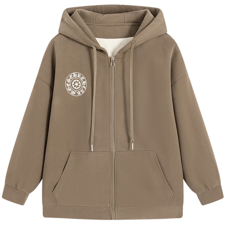 时尚新款女装加厚保暖棉服外套宽松显瘦加绒棉衣冬季必备单品,女装棉衣/棉服,秋牧寒烟