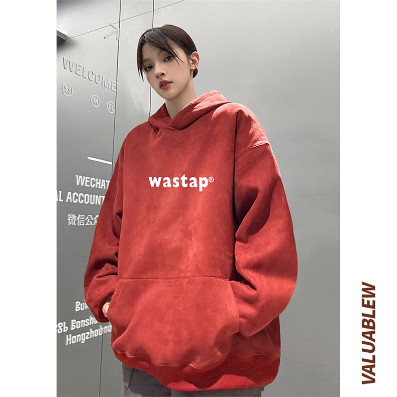 ！麂皮绒连帽卫衣直播品质重磅400克was印花JL7009-P45控78,男装卫衣,星座508（原C305）