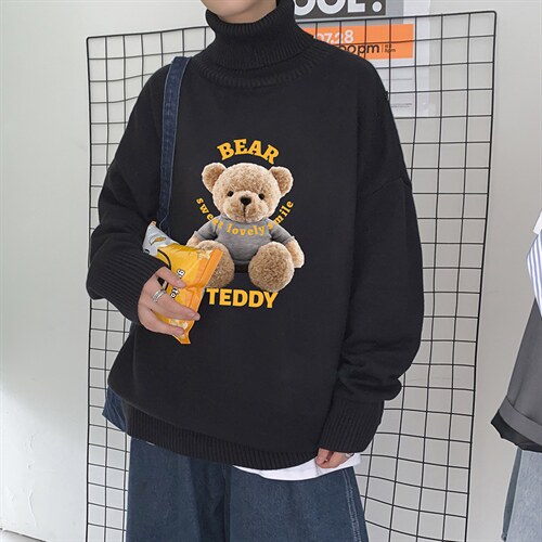 2024秋冬新款男毛衣韩版潮ins休闲高领长袖上衣A161-2-M2061-P50,男装针织衫/毛衣,电商A161-2