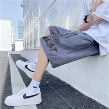 五分短裤男夏季薄款中裤新款运动宽松潮流青年沙滩裤子DK66-p20,男装牛仔裤,星座1008-2
