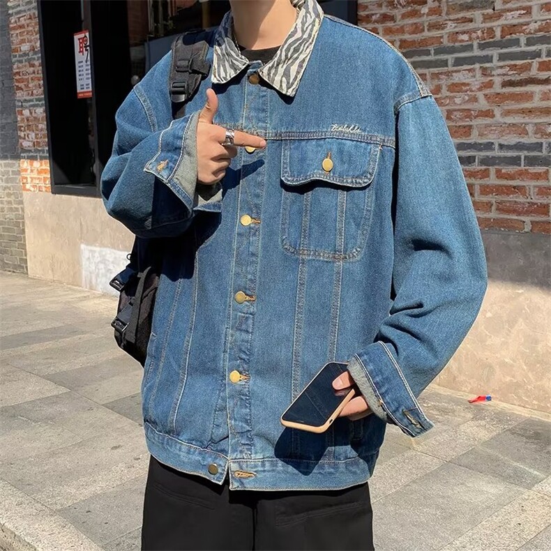 慵懒长袖夹克简约青春流行男文艺潮JK8895P55,男装夹克,星座1116-2