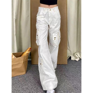 【有货】DK8653-P68新塘货美式重磅工装裤男女直筒宽松迷彩牛仔裤图片