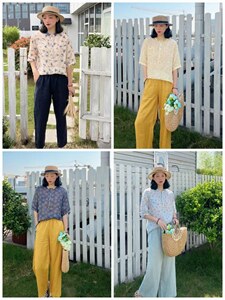 纯苎连衣裙小衫裤子裙子衬衣 时尚风 风淑女风休闲风,女装连衣裙,川哲