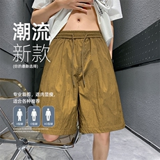 现货夏季工装短裤男ins潮牌休闲百搭潮流痞帅五分裤D02518-P35，男装休闲裤，星座308B-2