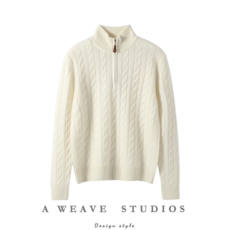 2025年秋季新款卷边针织羊绒上衣时尚休闲通勤百搭，女装羊绒衫，隆秋羊绒