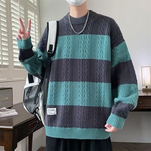 新款潮流百搭文艺流行长袖毛衣简约慵懒时尚ins气质日系原宿图片