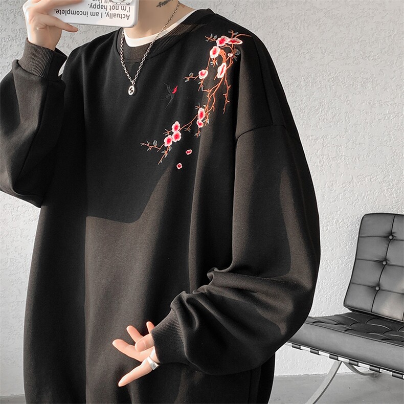 【现货】WY5502-P45特控68中式刺绣套头卫衣（65棉）已注册图片