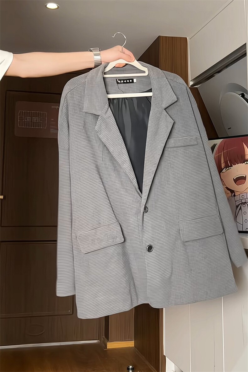 宽松纯色小西装男士西服外套KD401-P55,男装西服套装,电商D312-1