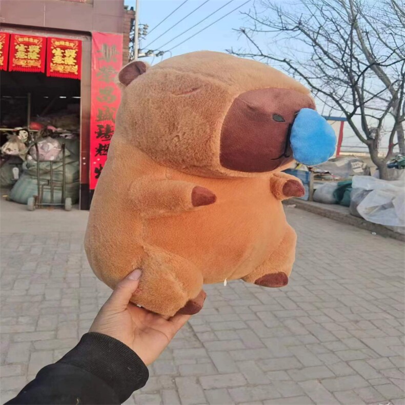 鼻涕水豚，源头毛绒玩具