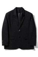 1白底96%聚酯纤维4%氨纶大码M-5XL满天星西装男XF77871P85控138，男装西服，星座226-2