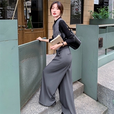 西装马甲套装女2025秋穿搭通勤韩版阔腿裤高级时尚休闲职业三件套，女装套装/套裙，2D078