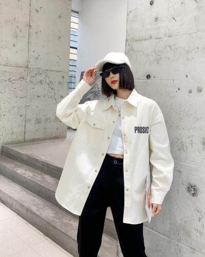 秋款简单款衬衫，女装衬衫，品炫姿