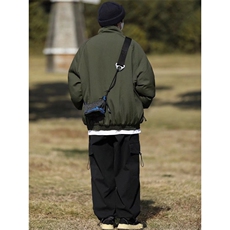 日系立领棉衣男士美式冬季新款加厚外套潮牌工装棉服DT03P75，男装棉衣，星座1013-5