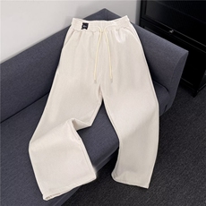 1506-1/KA80861/P39新款宽松休闲裤男韩版潮流百搭裤子加绒加厚，男装卫衣，星座1506-1