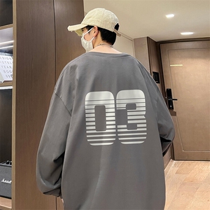 抖音得物供货 量大从优 可提供视频 美式长袖T恤CT712特P25图片