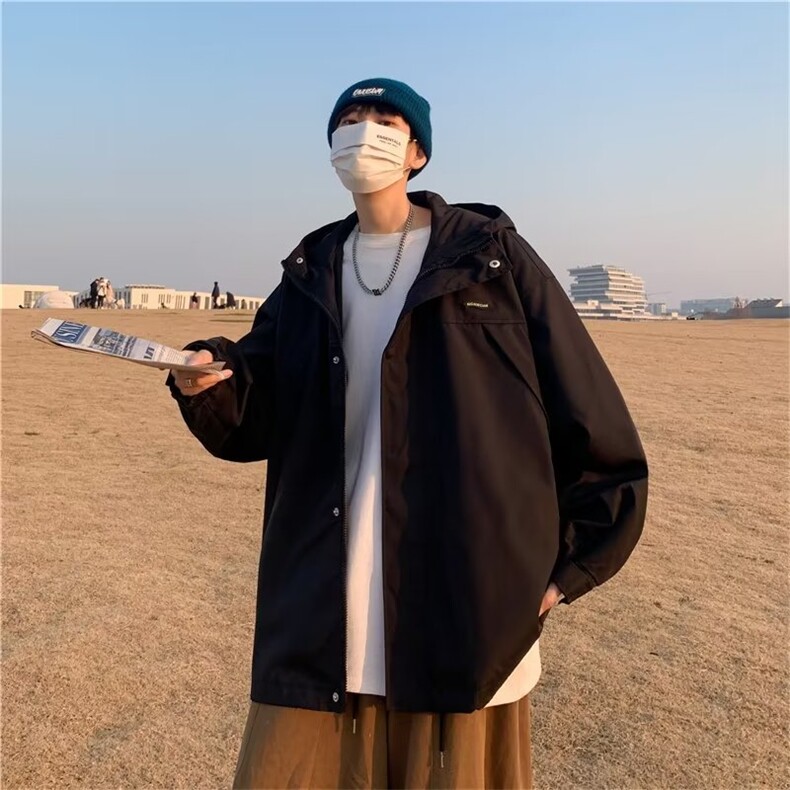 春季新款美式男外套夹克防水冲锋衣Y6562P58,男装夹克,星座1116-2
