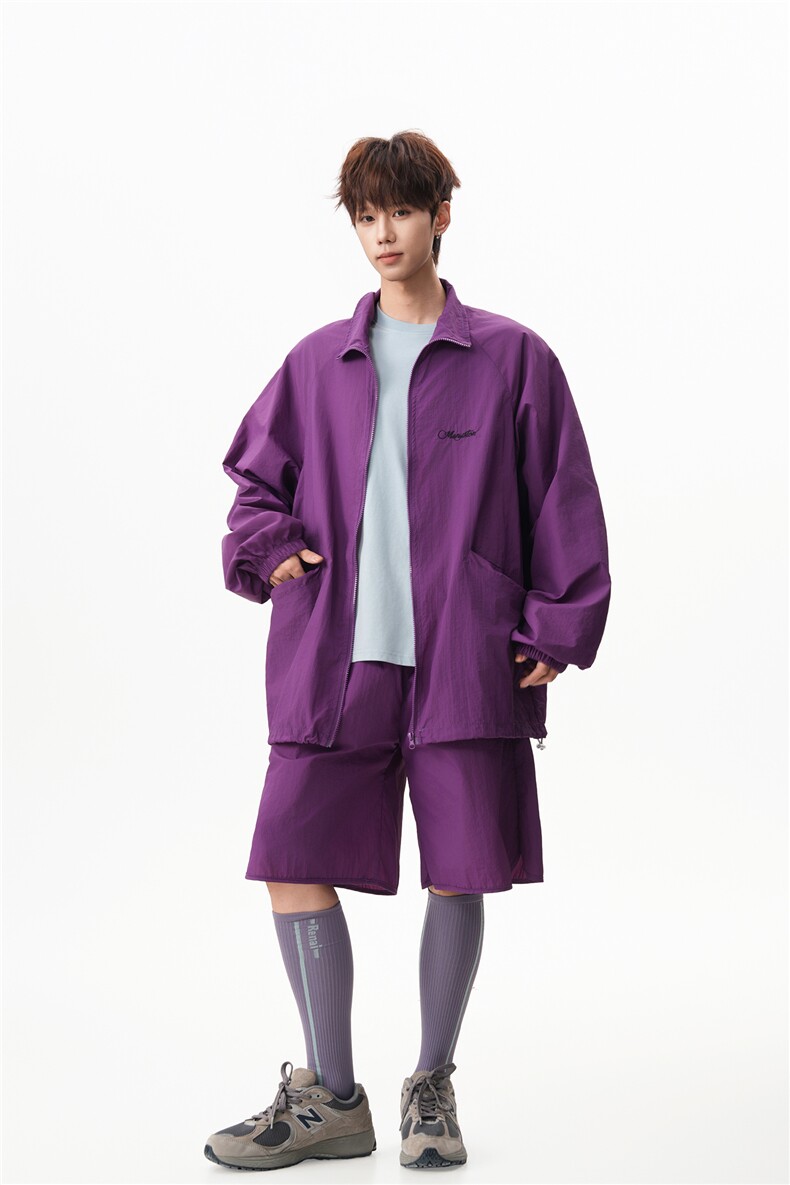 8XL-M特大码冰丝防晒服短裤套装男户外防晒衣运动外套潮TZ102P65,男装牛仔裤,电商D206-1