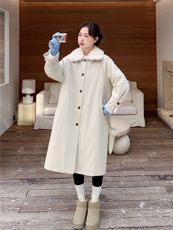 超好看羊羔毛拼接羽绒服女2025冬季新款女装工装保暖加厚派克服潮，女装羽绒服，慧尚依恋