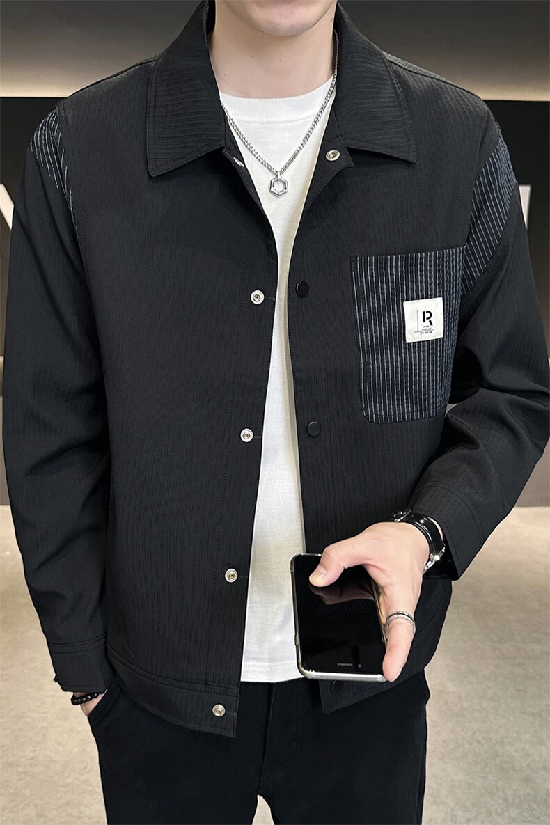 店主风2025秋季休闲夹克男装外套B320-6013-P95,男装夹克,电商B320