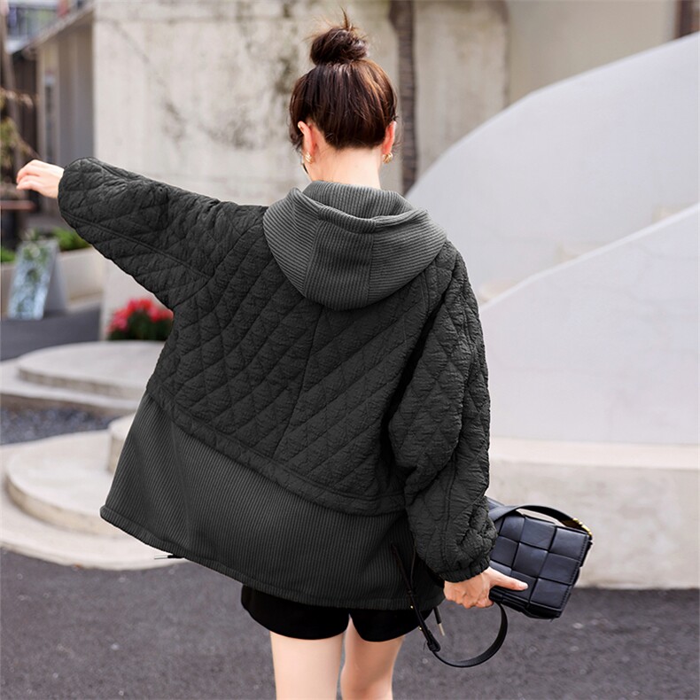 2022冬季新款女装棉服时尚宽松显瘦保暖外套,女装棉衣/棉服,橙子家