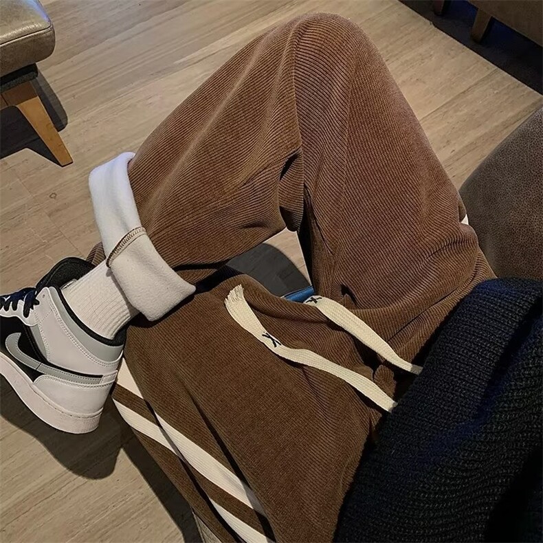 男秋季新款港风休闲裤GD01P38加绒,男装休闲裤,星座1116-2