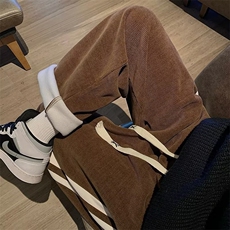男秋季新款港风休闲裤GD01P38加绒，男装休闲裤，星座1116-2