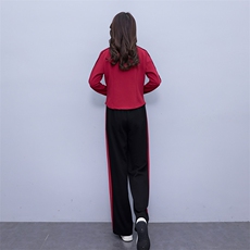 休闲运动服套装女2025春秋新款韩版时尚洋气开衫显瘦卫衣两件套潮，女装套装/套裙，凝聚力