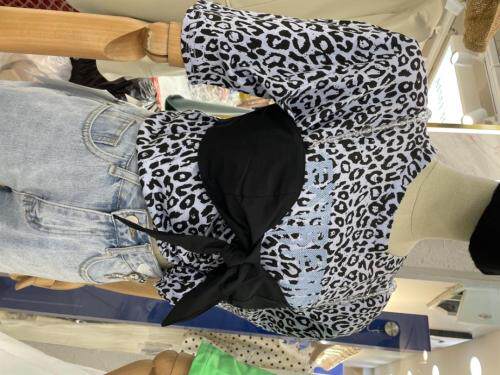 豹纹体恤两件套，女装，可家 cutiesister