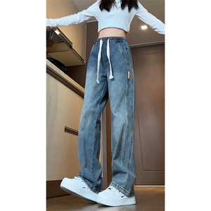 2025 GK24002加绒 女模大码拼接牛仔裤M-5X GK241021-特P50图片