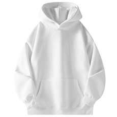 无帽绳版二开秋冬美式高街重磅曼巴棉纯色连帽卫衣外套X056，男装卫衣，电商A486