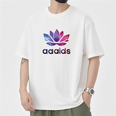 1506/QL4240/P33新款男款短袖t恤男重磅纯棉美式潮牌宽松上衣男装，男装T恤，星座1506