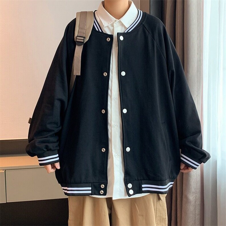 F671P30春季帅气棒球服男生秋季外套男春秋潮流宽松克开衫,男装夹克,星座512-6