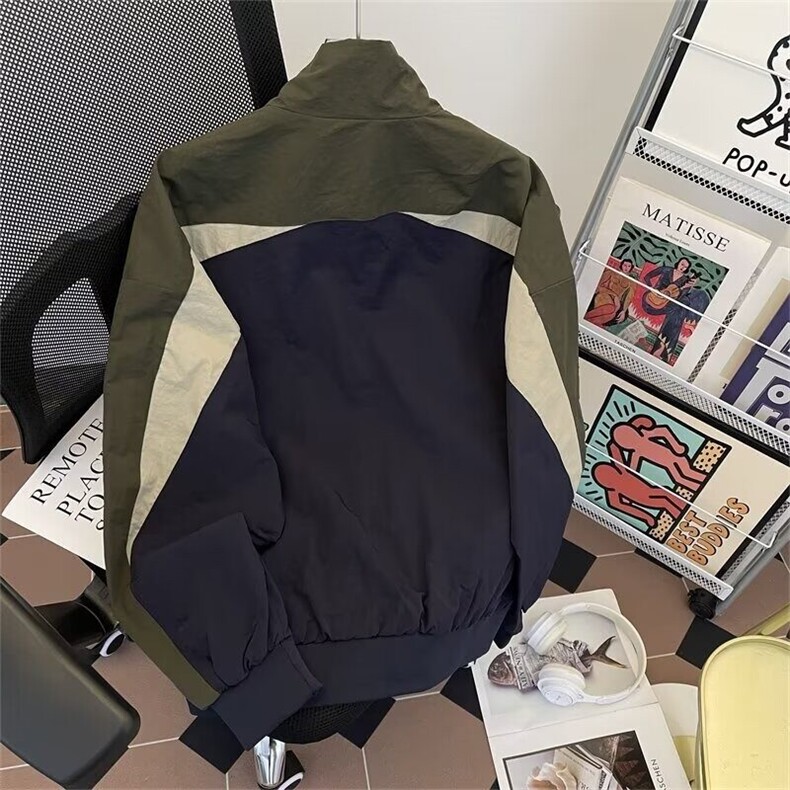 男春秋季痞帅高级感上衣宽松休闲运动服2025年新款W196/P66,男装夹克,星座506