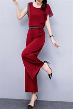 套装/套裙时尚气质百搭宽松优雅通勤两件套休闲，女装套装/套裙，时尚俏佳人