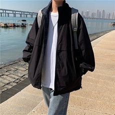 时尚休闲格子春季韩版新品潮搭两面穿外套夹克现货W526-P60，男装夹克，星座512-4