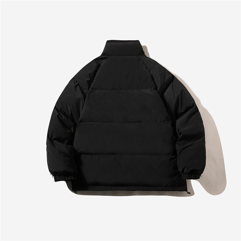 白底白鸭绒冬季新款宽松印花保暖立领羽绒服外套YR110P225K298,男装羽绒服,电商A247-1