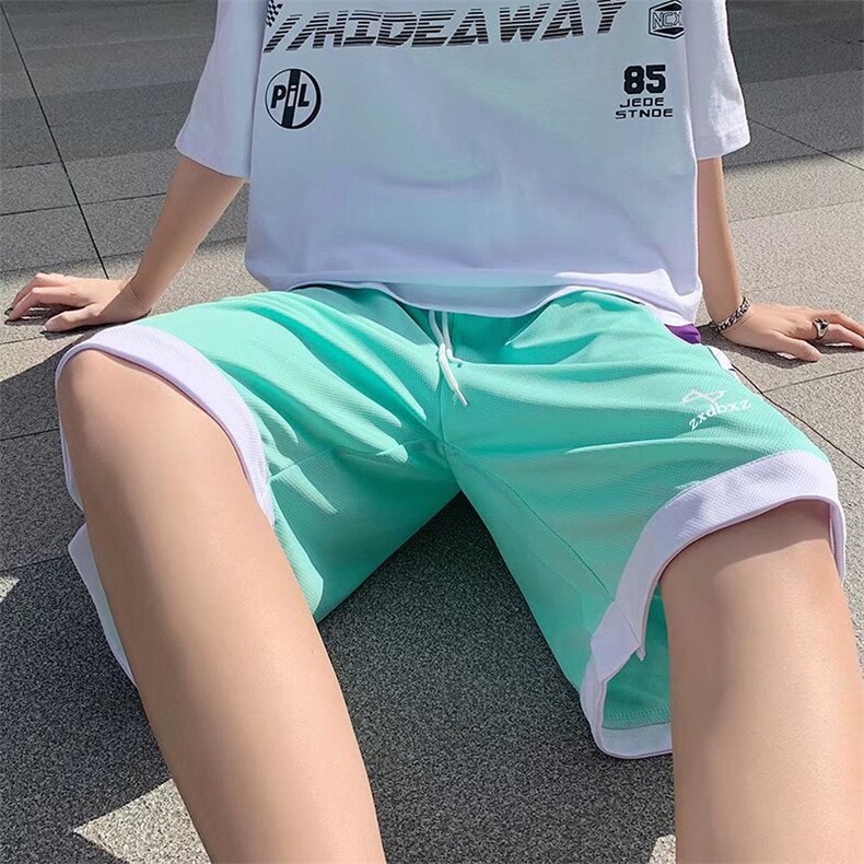 炸街篮球运动短裤男夏季ins情侣沙滩裤宽松潮休闲五分裤DK68-P25,男装休闲裤,星座1008