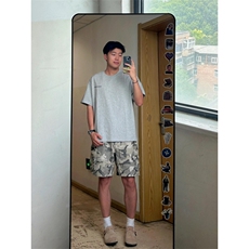 【有货】迷彩工装短裤男美式高街hiphop裤子五分裤GK21LL-特P46，男装牛仔裤，星座1007（原301D）