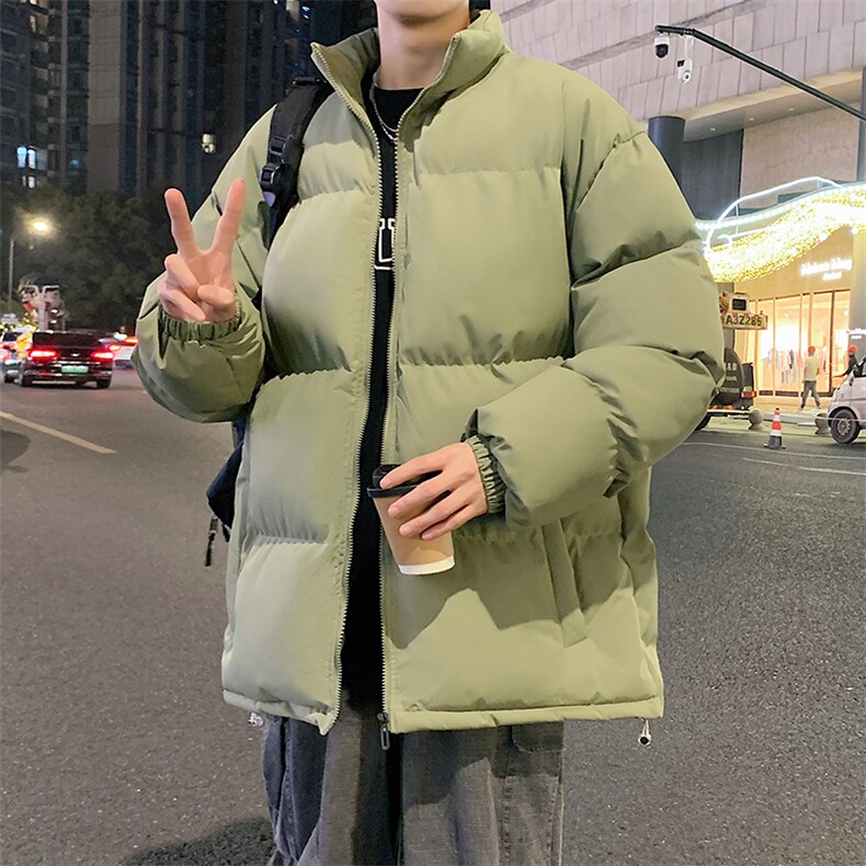 抖音直播带货高品质净色纯色光版二开加厚棉衣面包服MY8801P50，男装棉衣，电商C408(原B339-1)