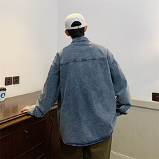 港风牛仔夹克春季ins工装外套男美式街头宽松休闲上衣JK897-P68，男装夹克，星座1103-3