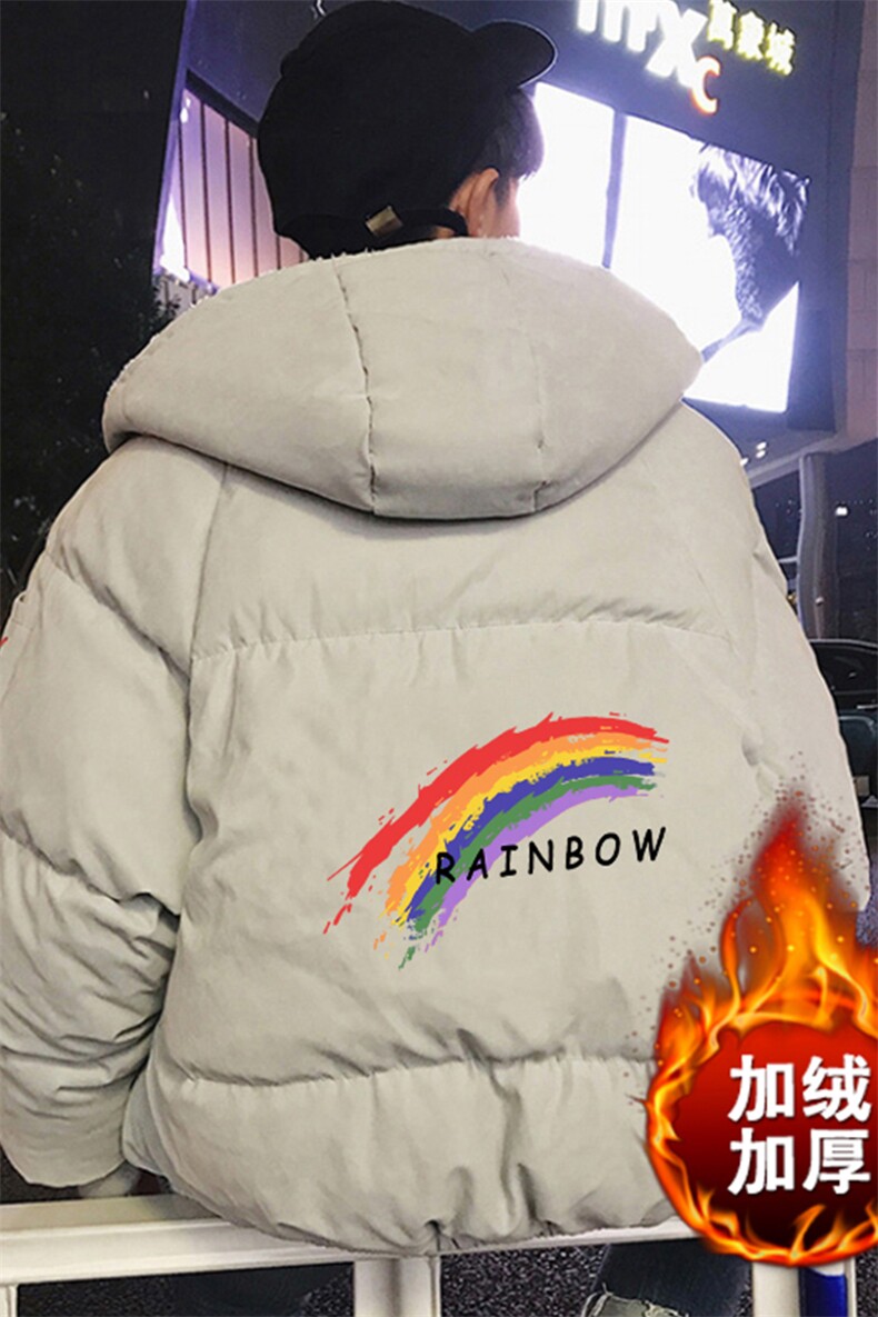 MY16064-P100加厚加绒连帽棉衣男大码棉服男面包服男,男装棉衣,电商A040A