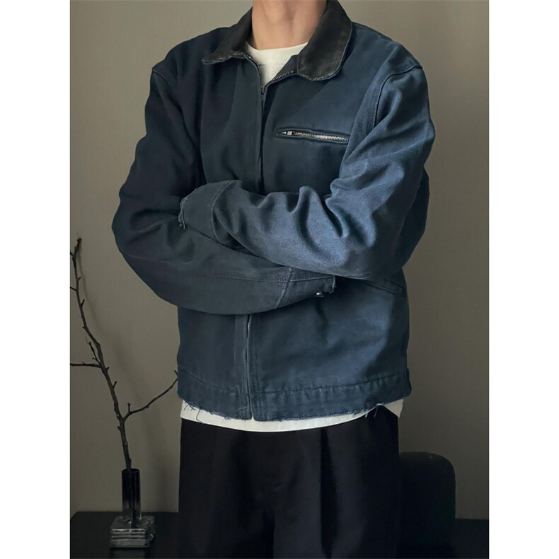 【有货】底特律工装外套男款潮牌高级感拼接夹克JK7704LL-特P68,男装夹克,星座1007（原301D）