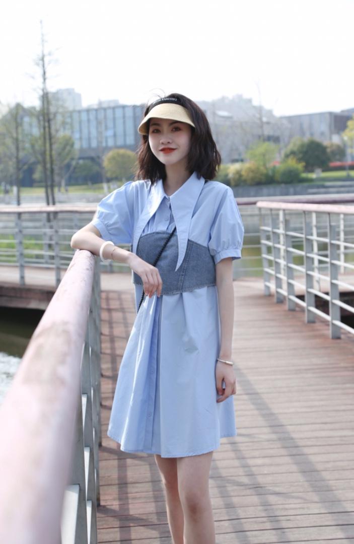 现货夏季连衣裙,女装连衣裙,维纳真蒂 纳易莲