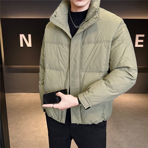 新标立领轻奢羽绒服现货高品质男情侣保暖外套数据款Y5511-P195图片