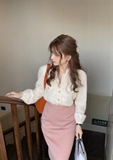 【2022春上新】精致蕾丝连衣裙韩系衬衣，女装连衣裙，Ee·G