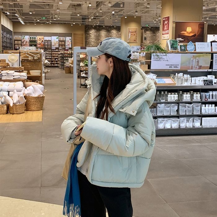 网图现货美式宽松连帽短款小个子棉服MY735/P85,男装棉衣,星座205-3